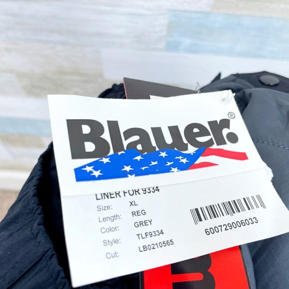 Blauer Gore-Tex All Weather Pants Black 9334 with Liner Waterproof Mens XL - Picture 8 of 8